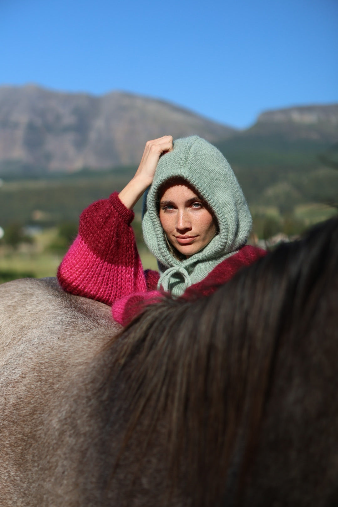 Mohair Bonnet Sage