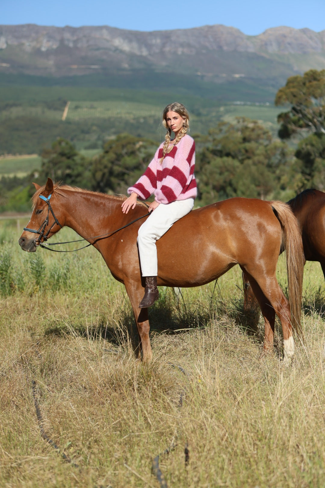 Cerise Striped Jersey
