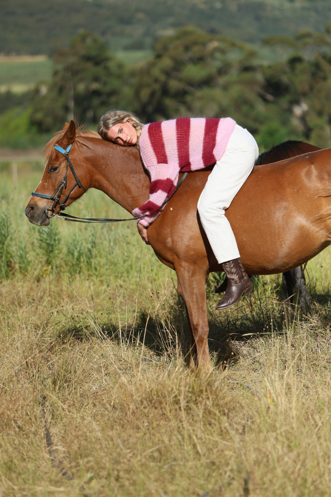 Cerise Striped Jersey