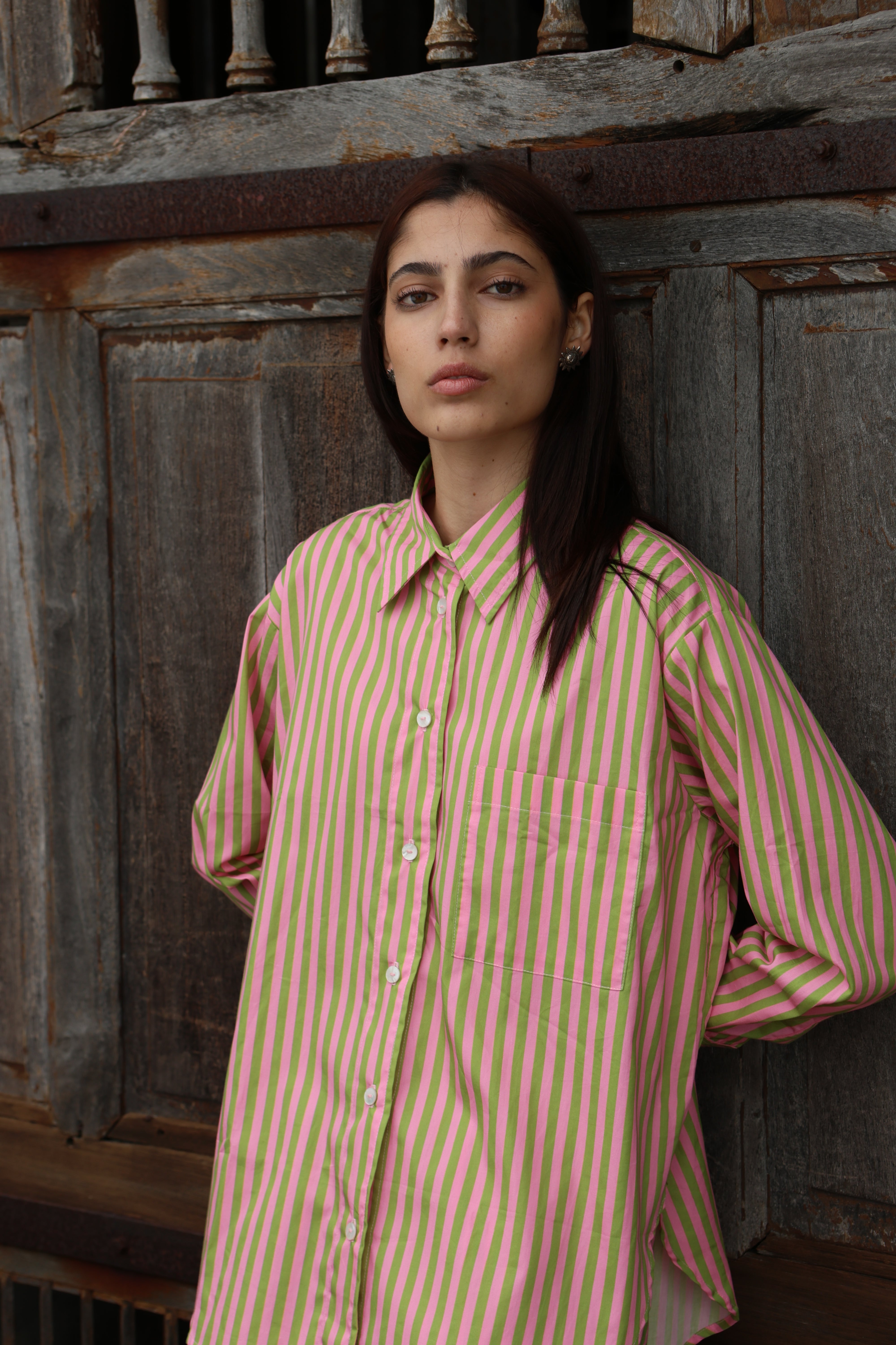 Pink Palm Muna Shirt