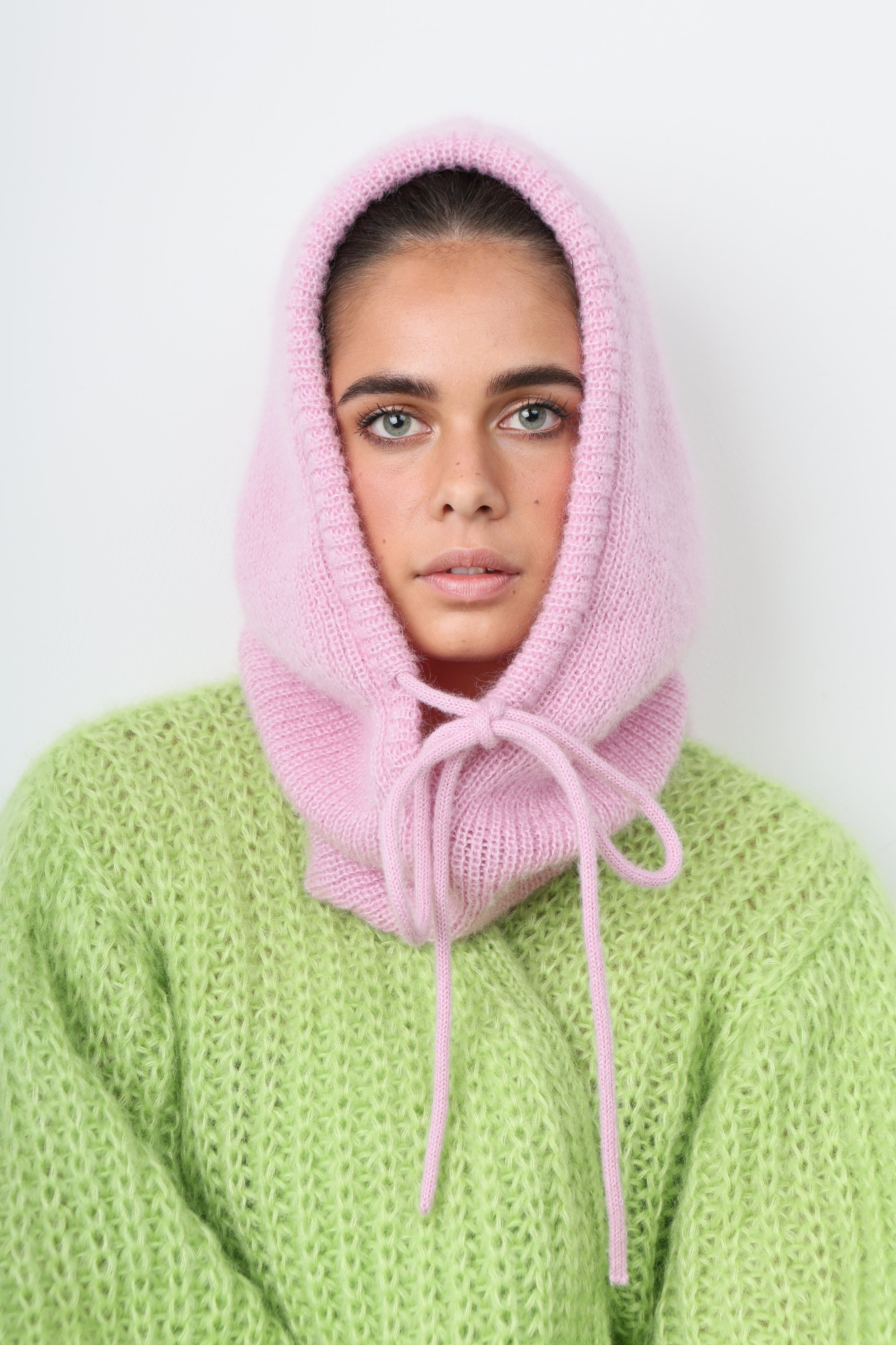 Mohair Bonnet Cotton Candy