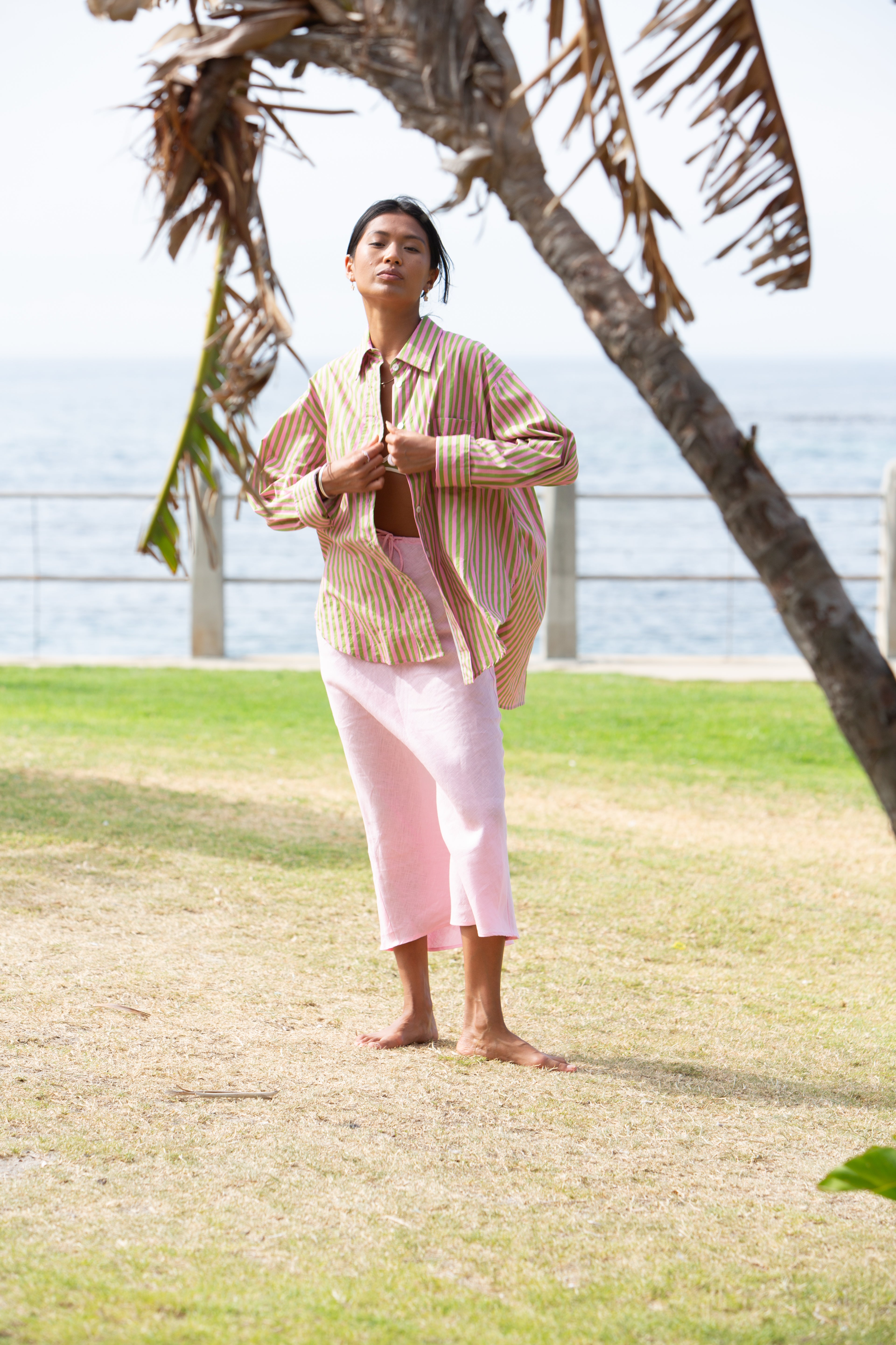 Pink Palm Muna Shirt