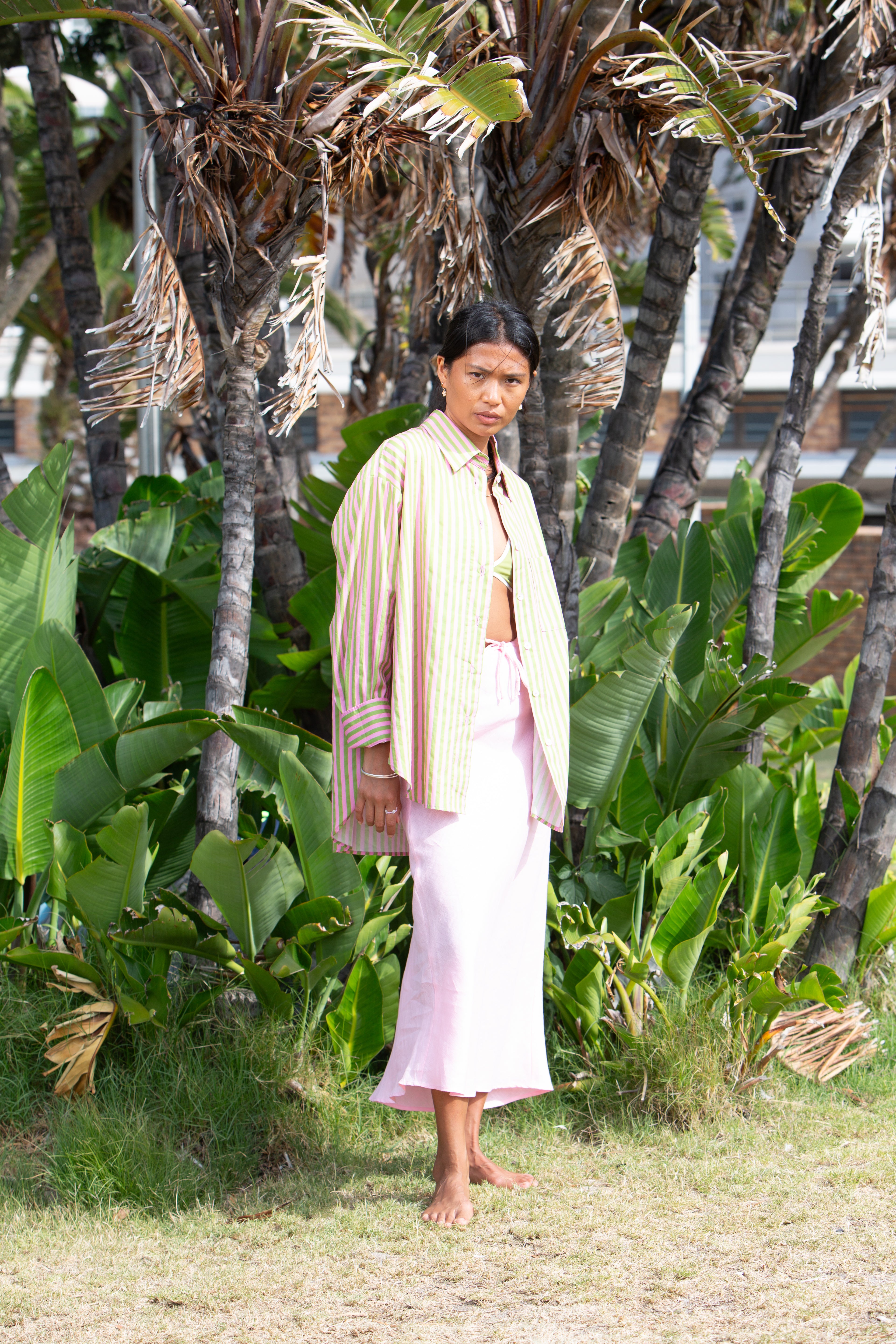 Pink Palm Muna Shirt