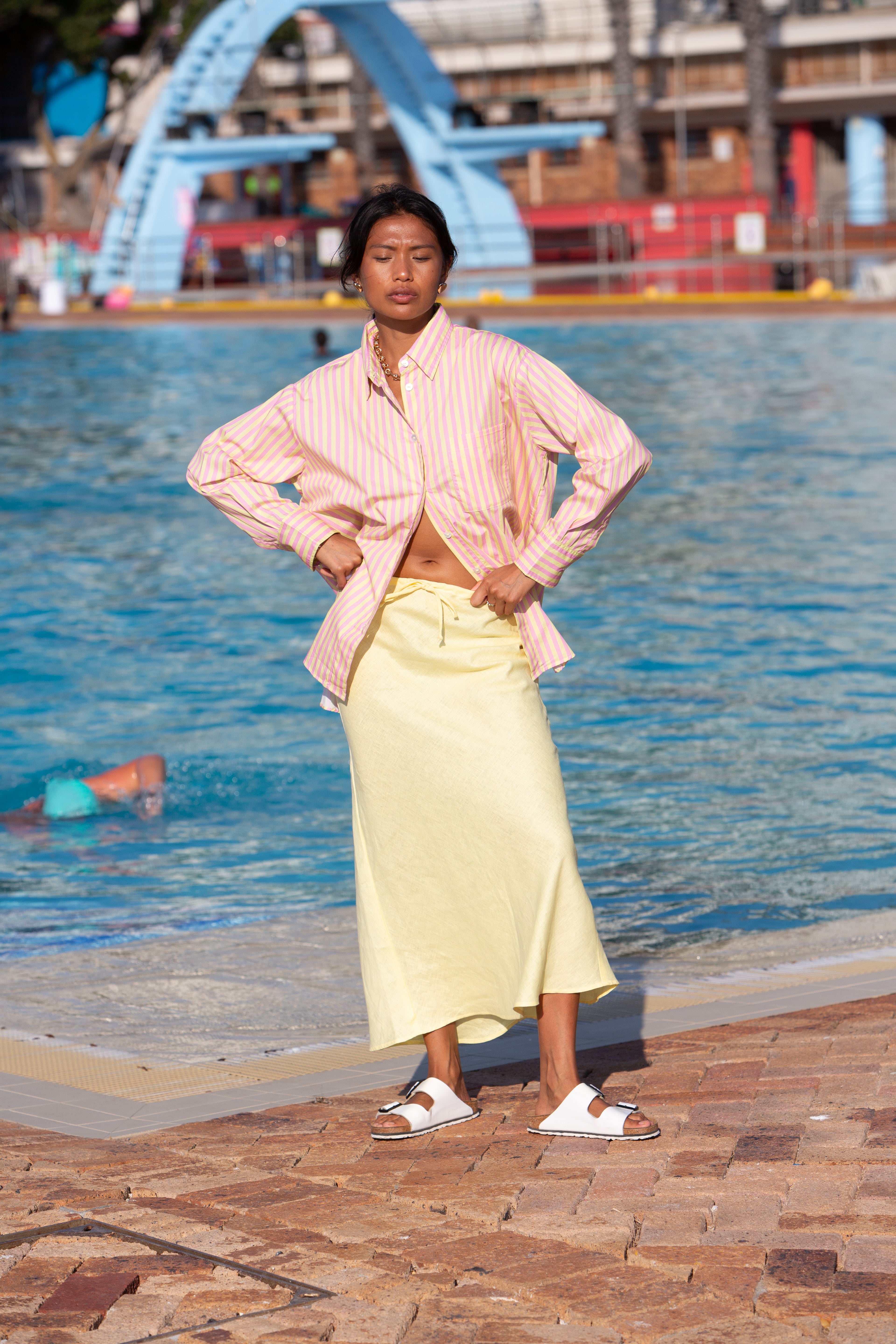 Raja Linen Skirt