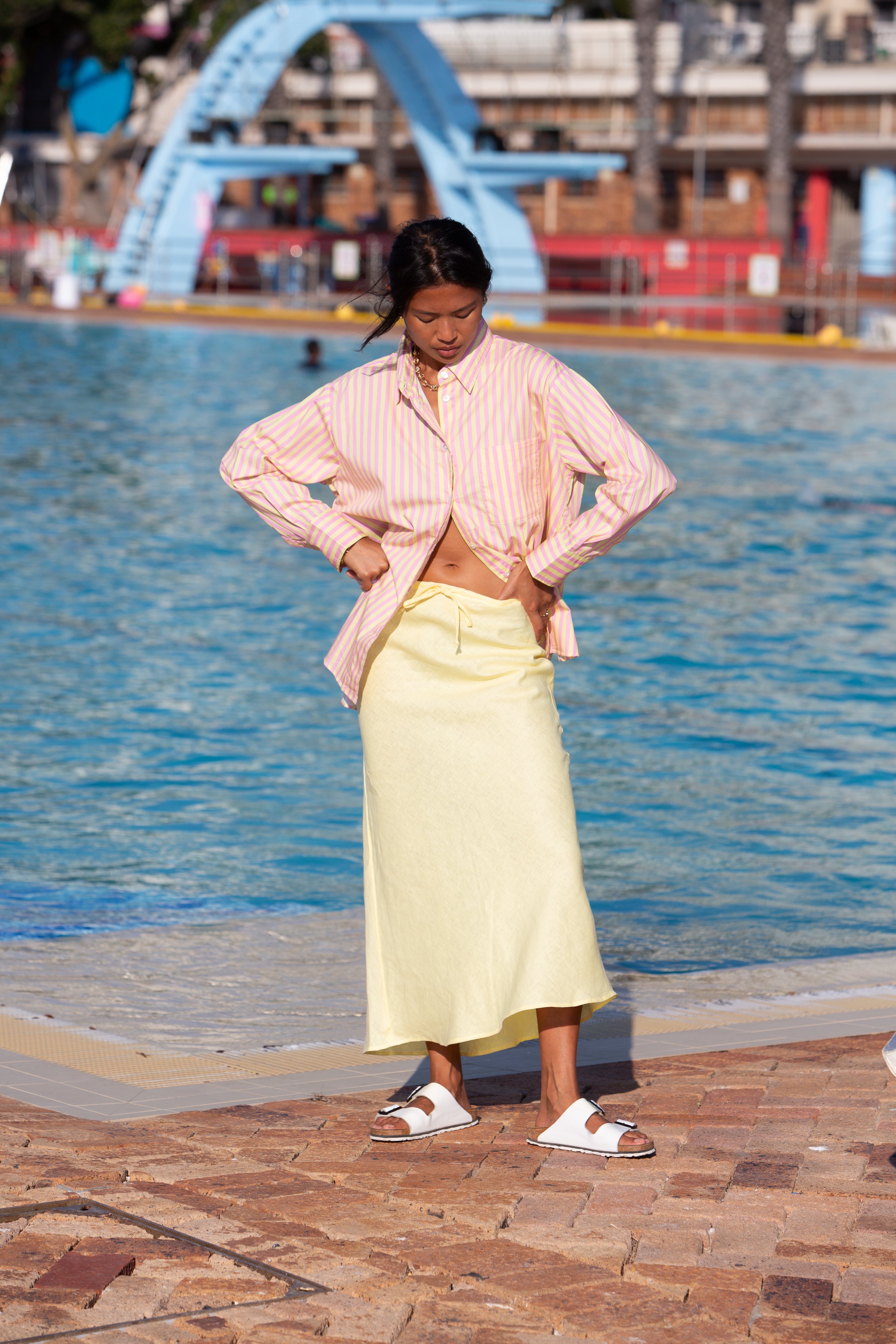 Raja Linen Skirt