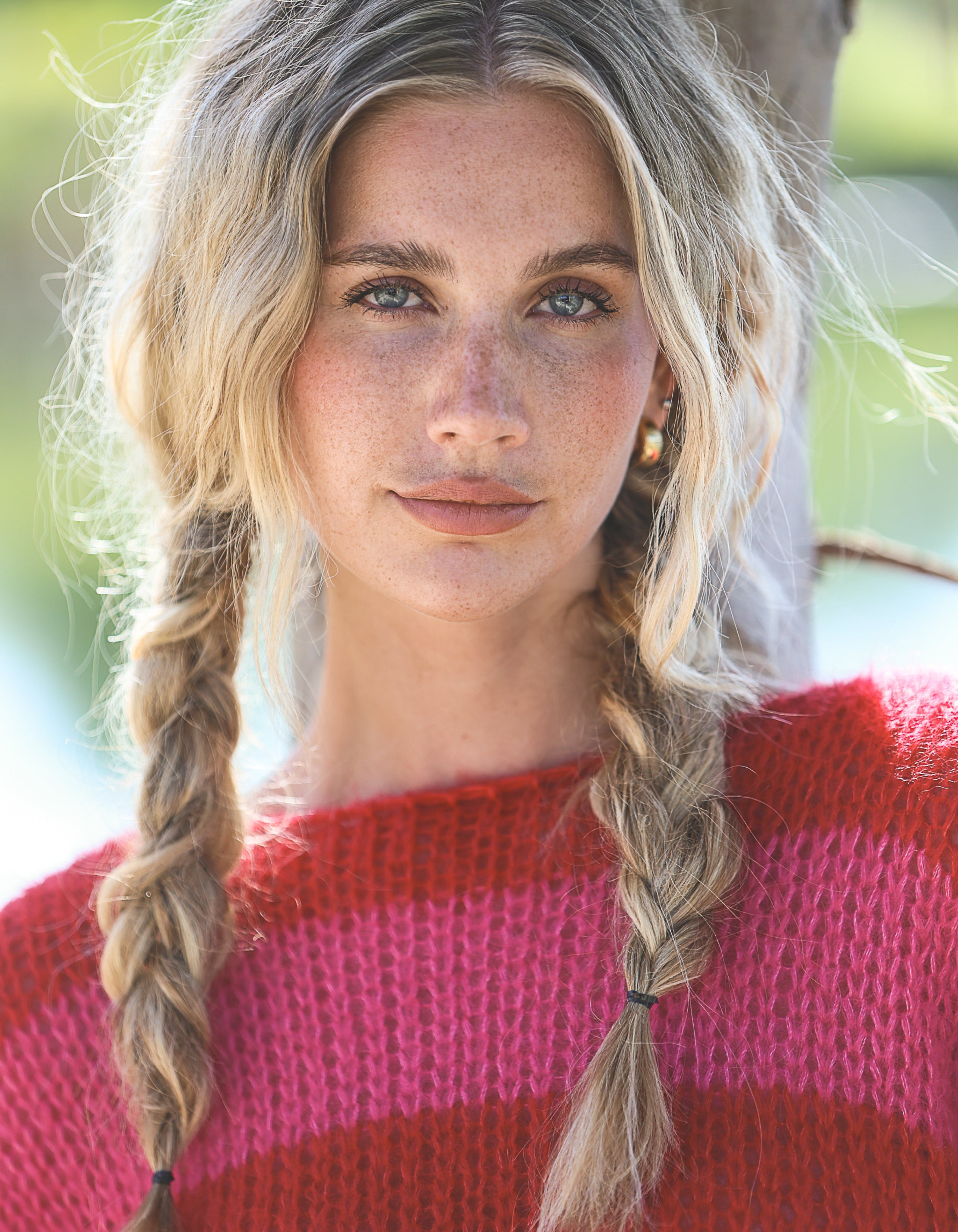 Sorbet Stripe Mohair Jersey