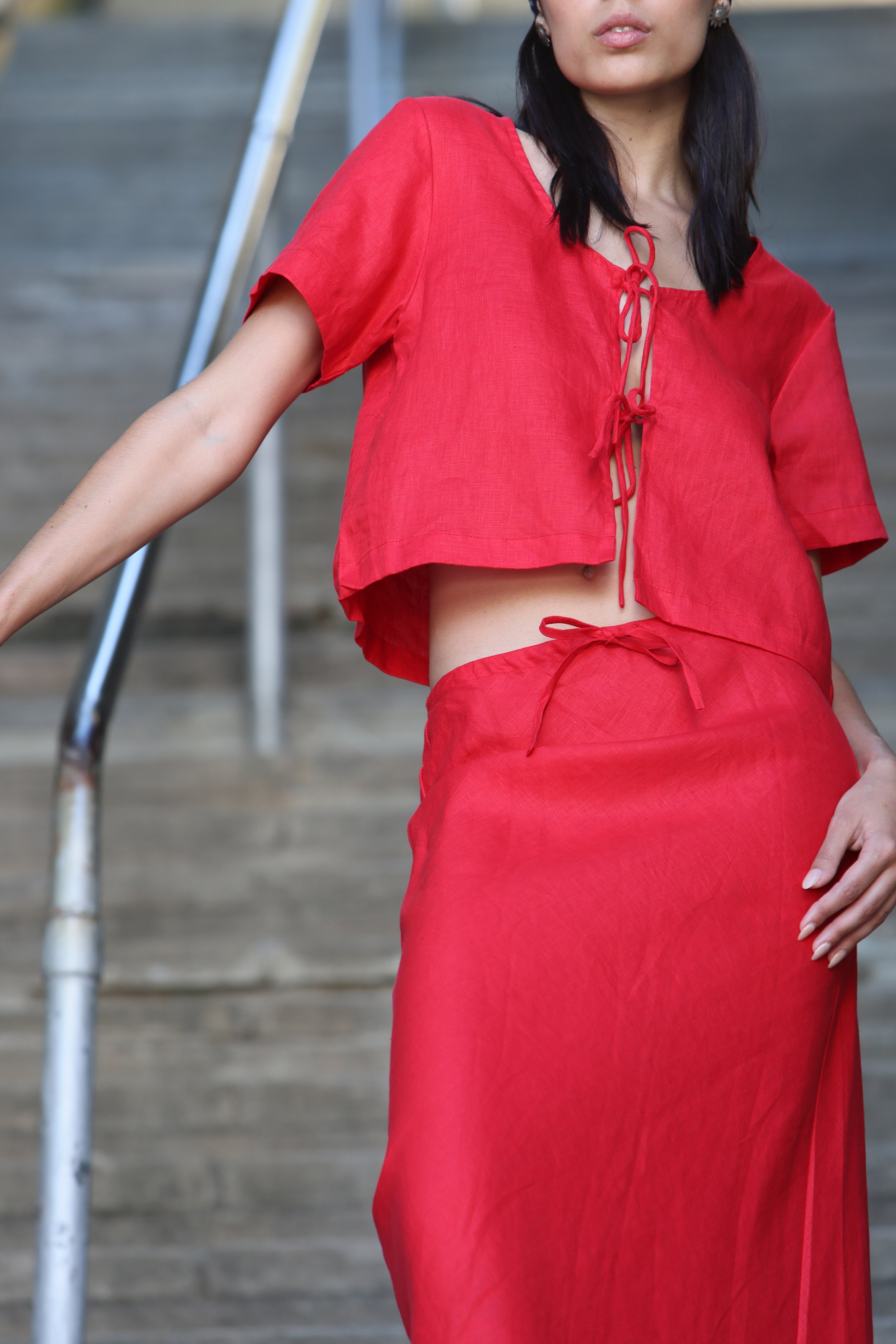 Raja Linen Skirt