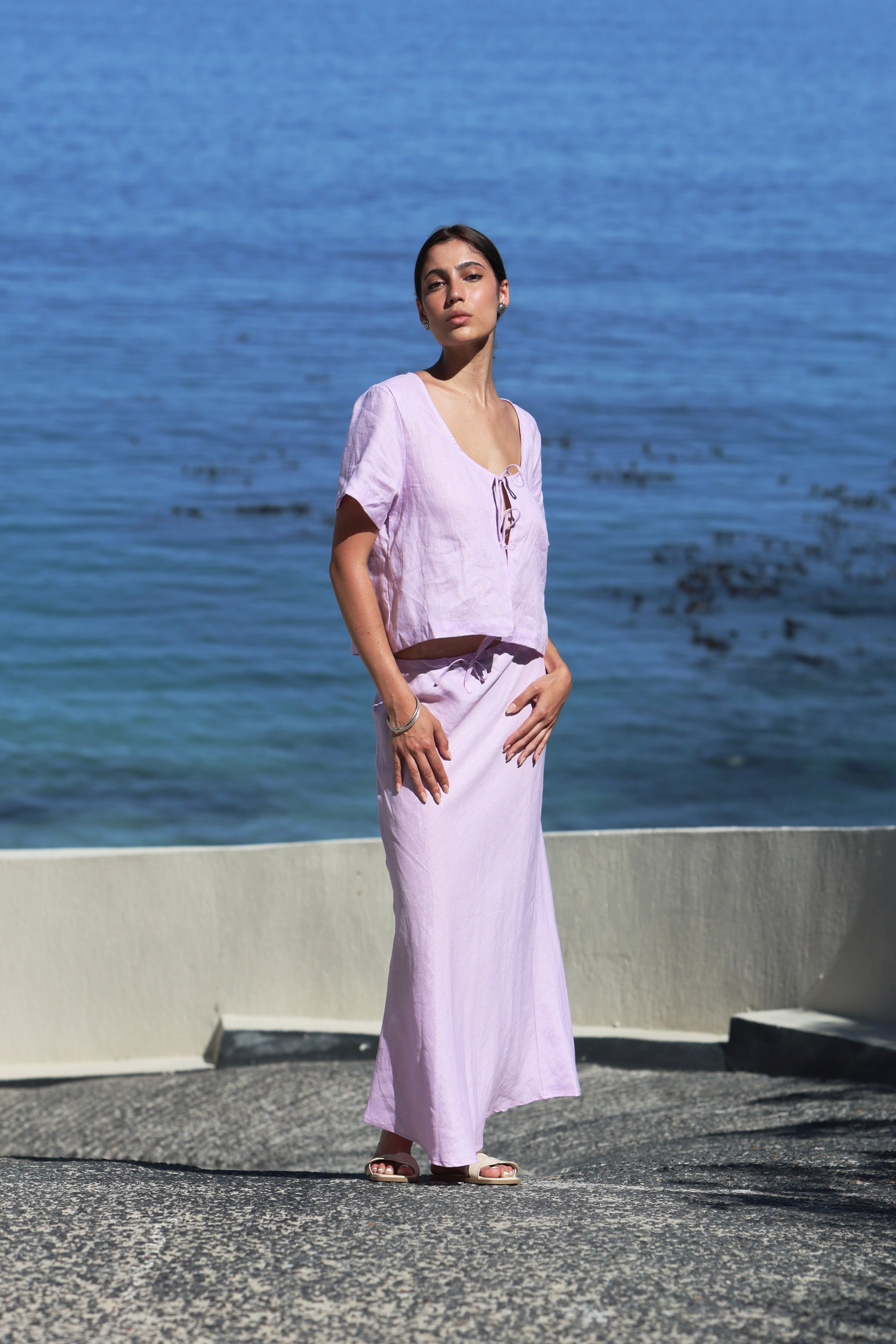 Raja Linen Skirt