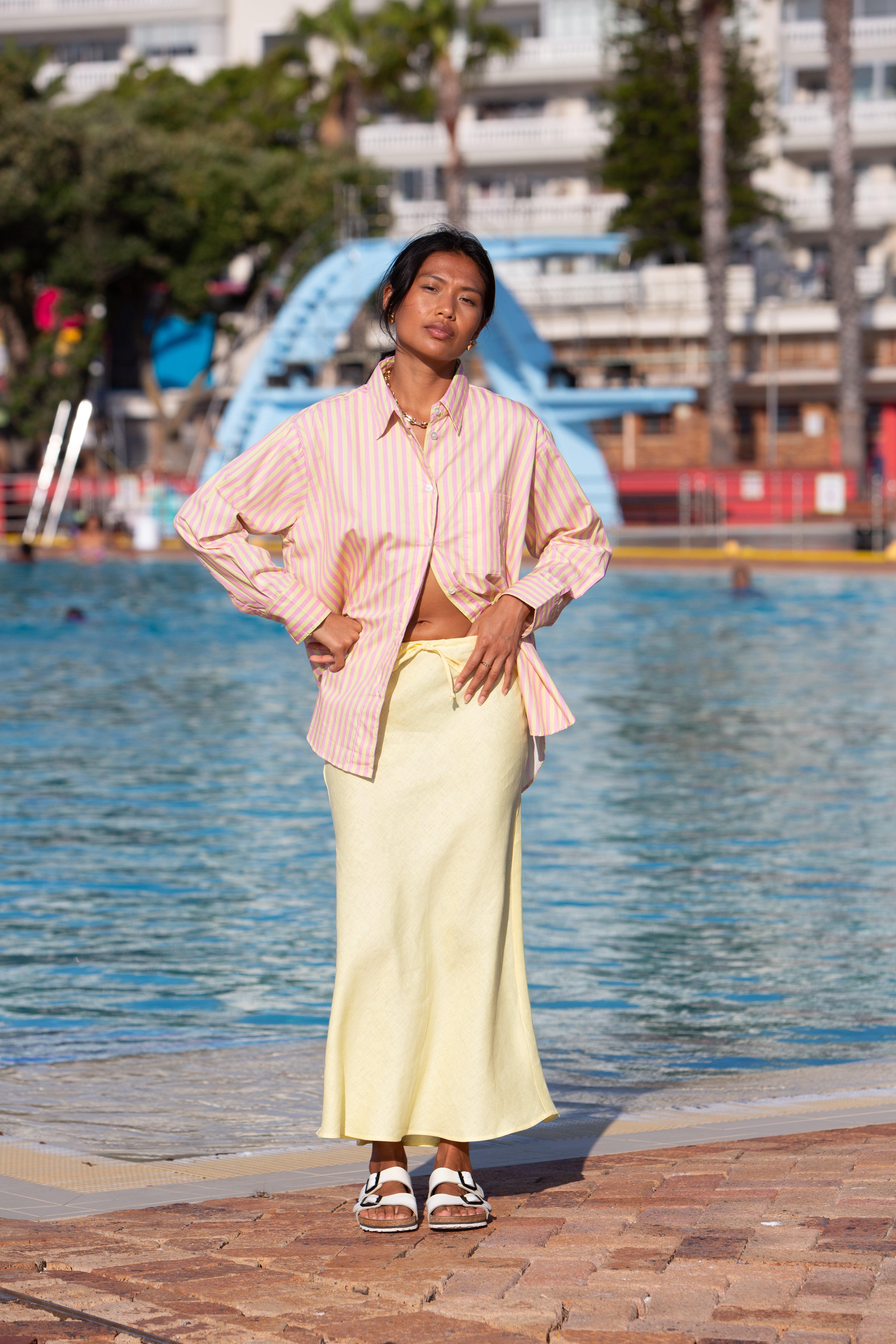 Pink Palm Muna Shirt